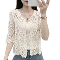 Boho Crochet Lace Shrug Cardigan for Women