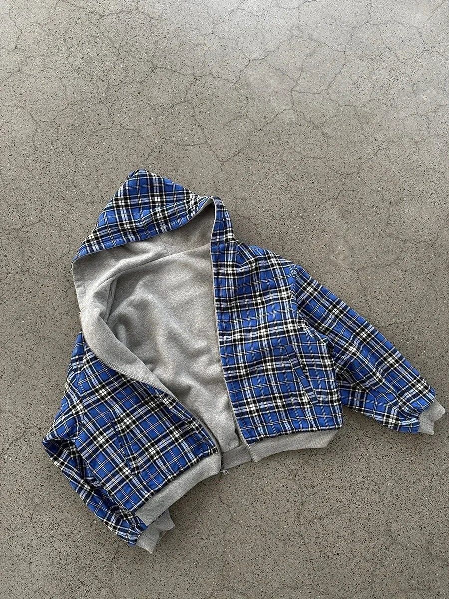 Oversized Y2K Zipper Hoodie for Women | Harajuku Streetwear