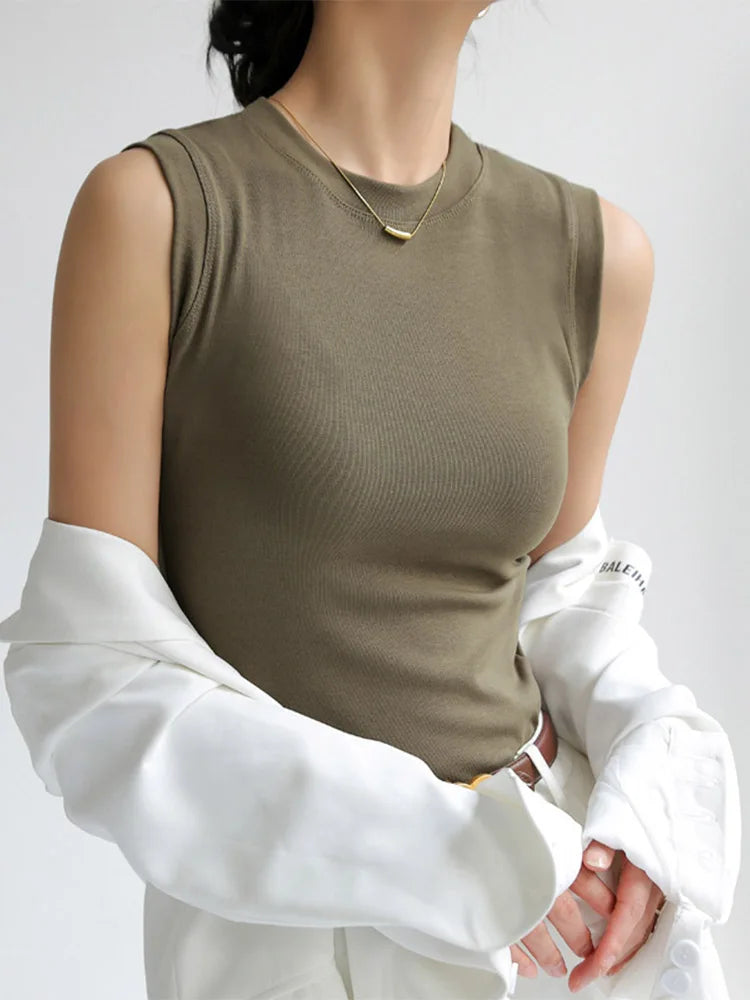 Cotton Camisole Vest Top for Women