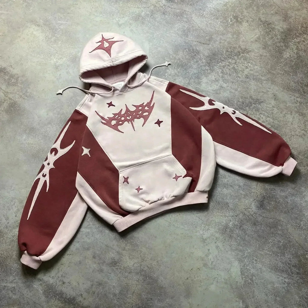 Oversized Y2K Zipper Hoodie for Women | Harajuku Streetwear