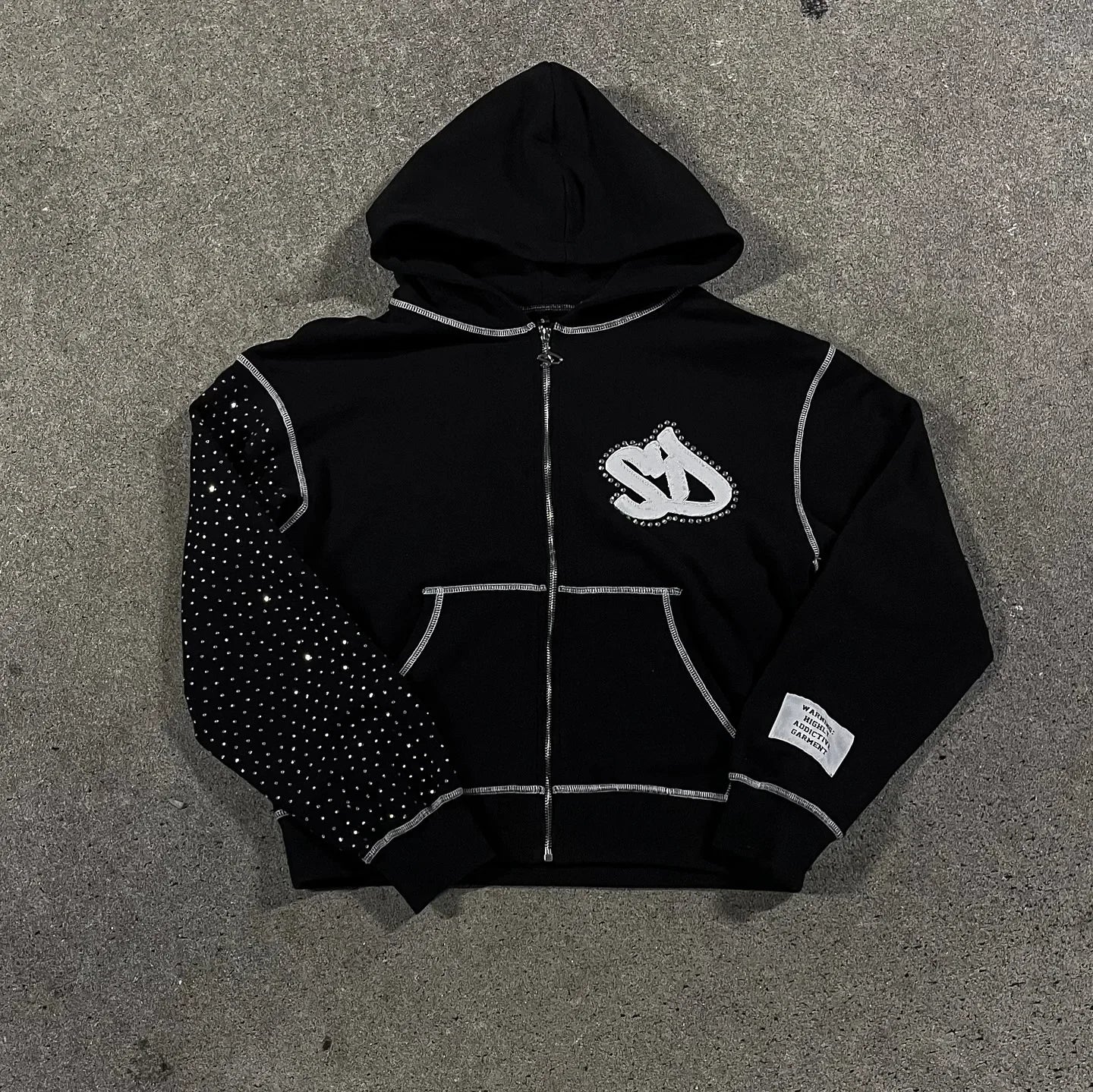 Oversized Y2K Zipper Hoodie for Women | Harajuku Streetwear