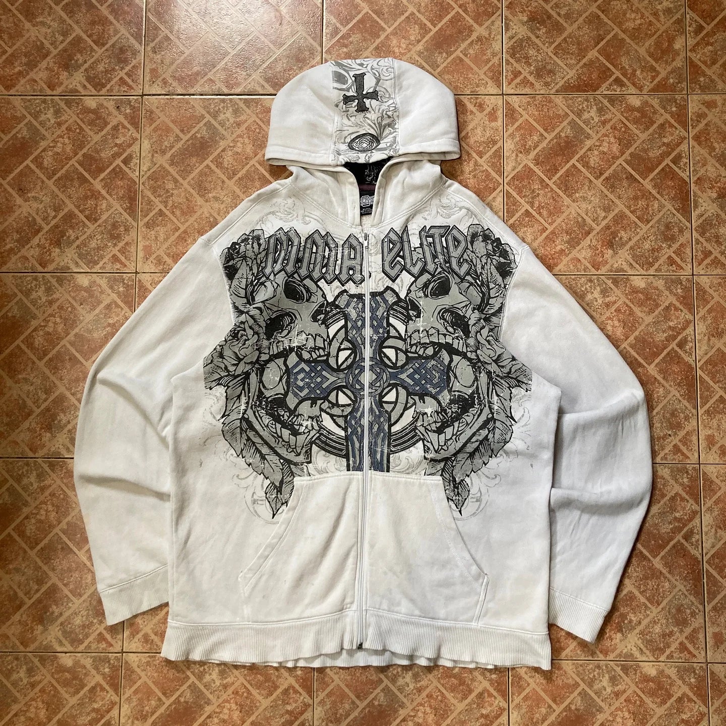 Oversized Y2K Zipper Hoodie for Women | Harajuku Streetwear